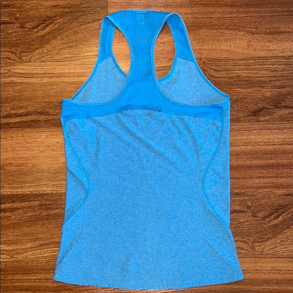 Adidas Women's Blue Racerback Tank - Picture 4 of 6